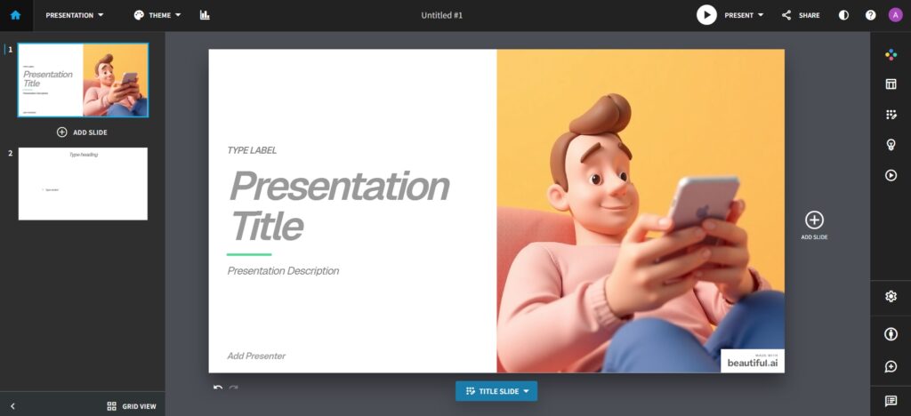 Beautiful.ai Desiging