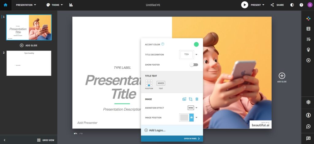 Beautiful.ai Formatting
