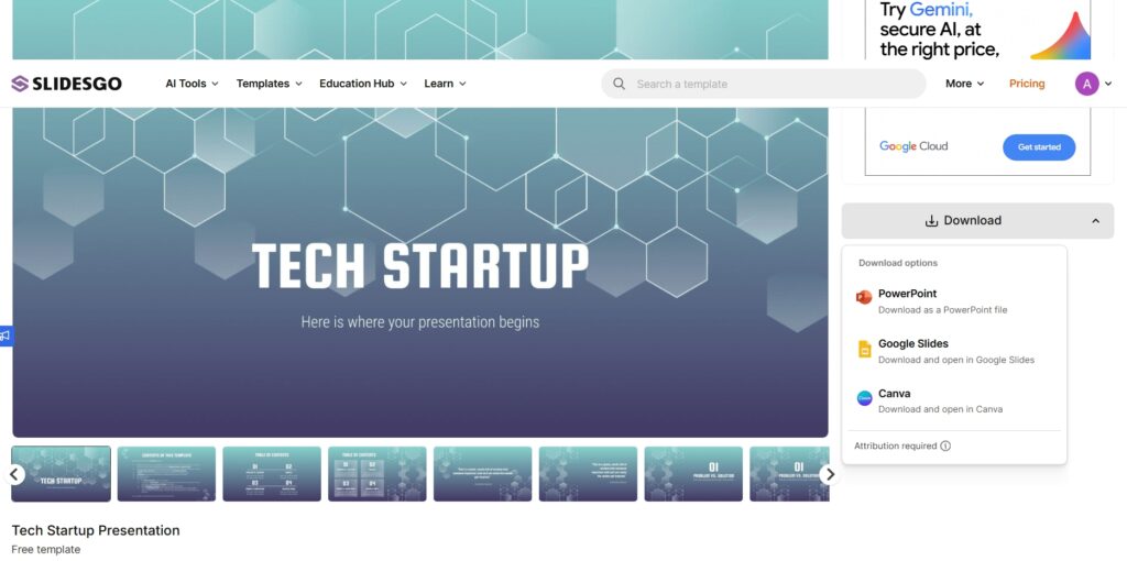 Slidesgo Google Slides