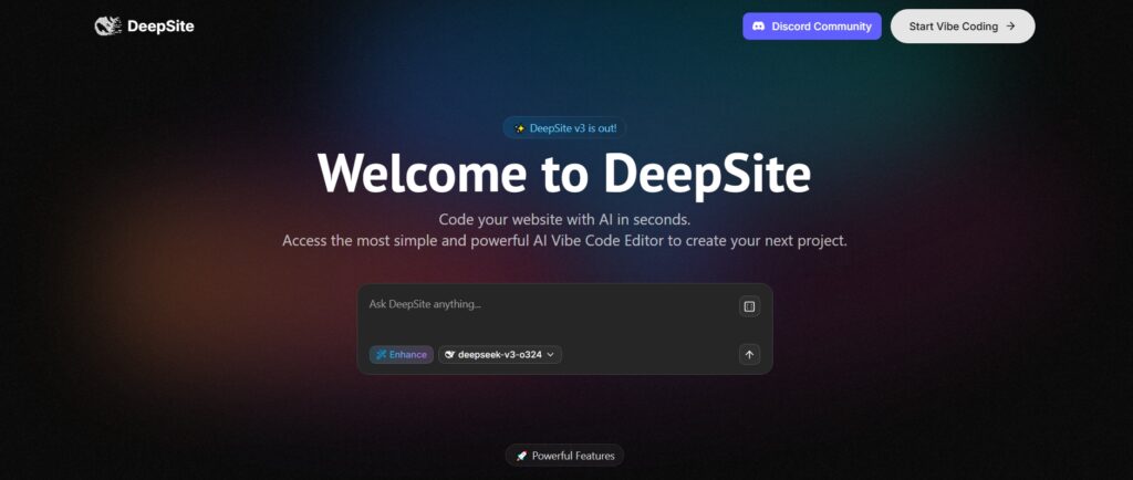  DeepSite AI