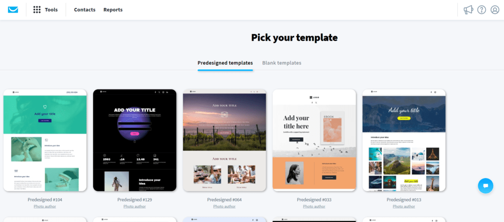 GetResponse Lending Page Template