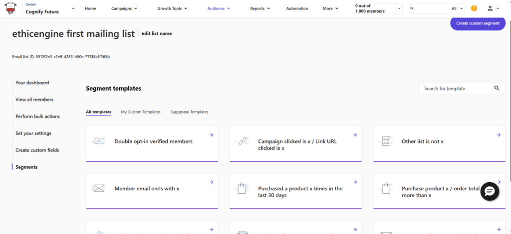 Moosend Segmentation