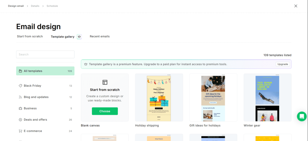 MailerLite Email Campaign