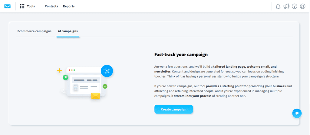 GetResponse AI Email Campaign
