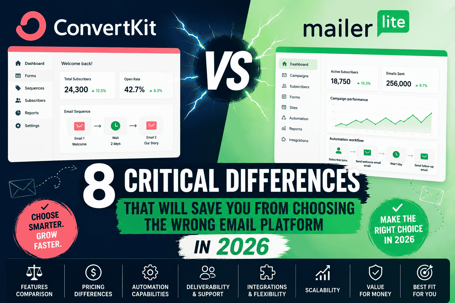 ConvertKit vs MailerLite
