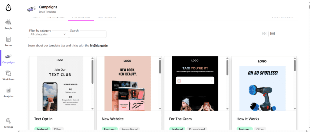 Drip Email Template
