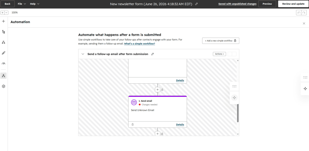 HubSpot Marketing Automation