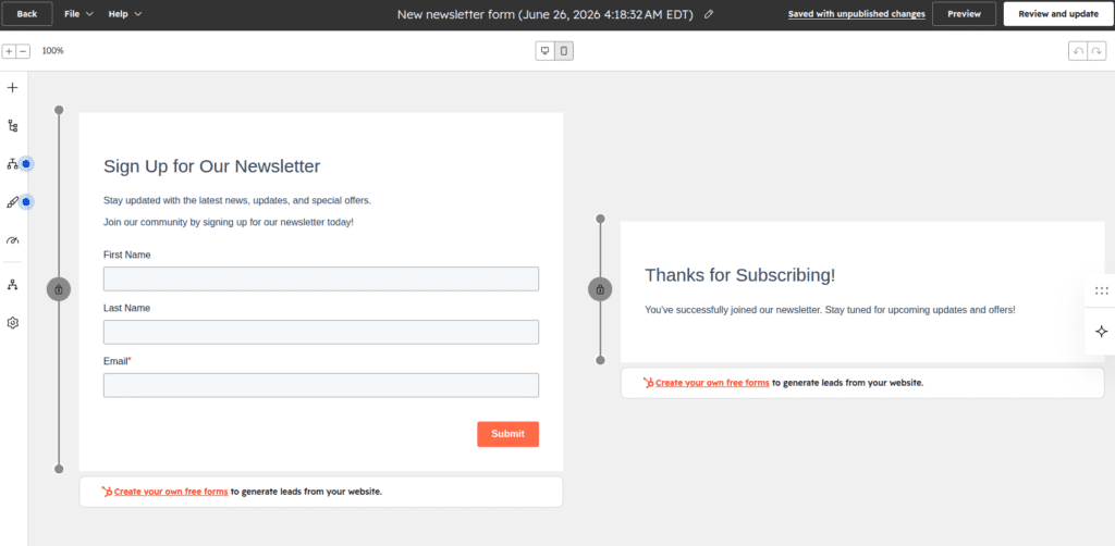HubSpot EMail Builder