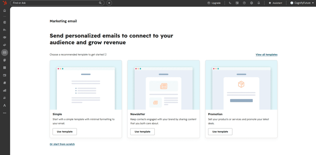 HubSpot CRM Personalized