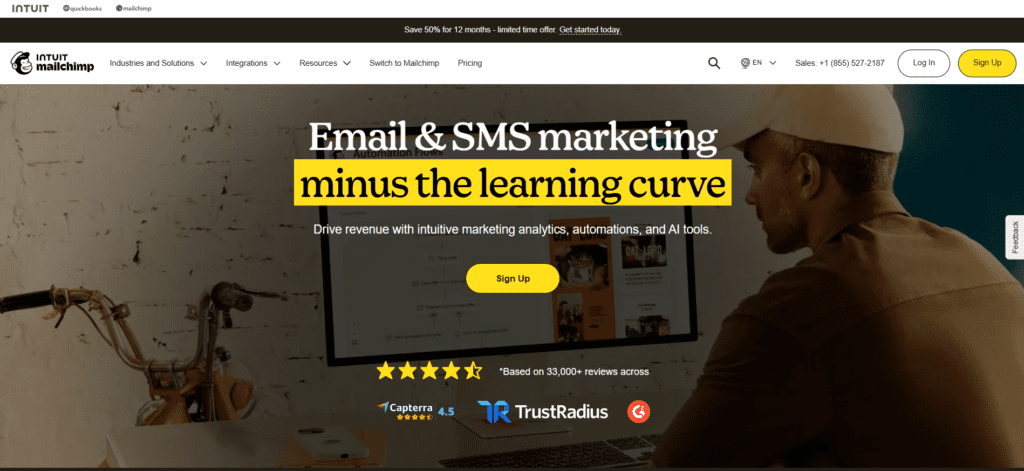 MailChimp DashBoard