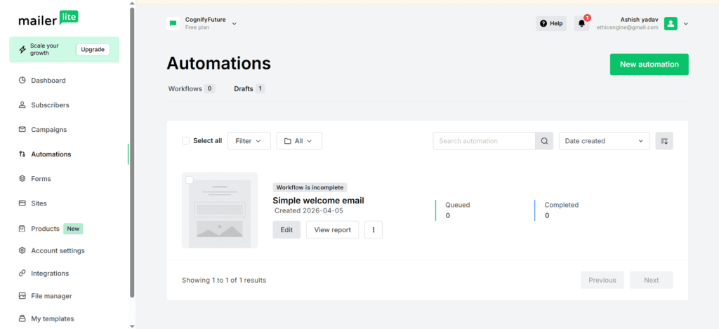 Mailerlite Automation