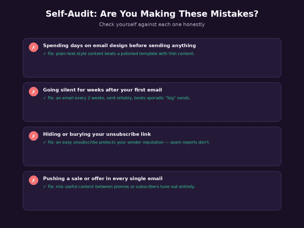 Email Markeitng Mistakes
