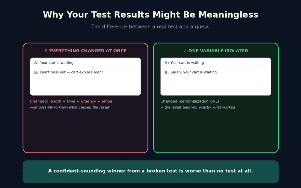 Email Marketing Testing Variable
