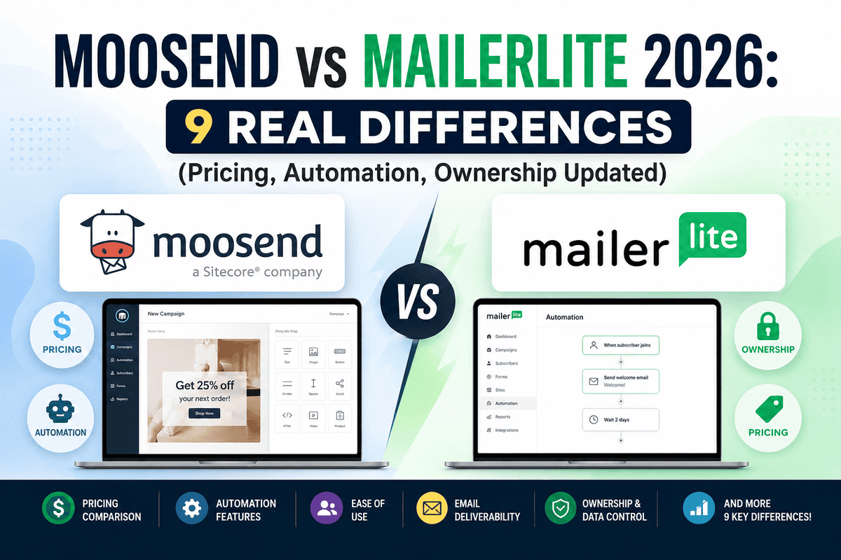 Moosend vs MailerLite