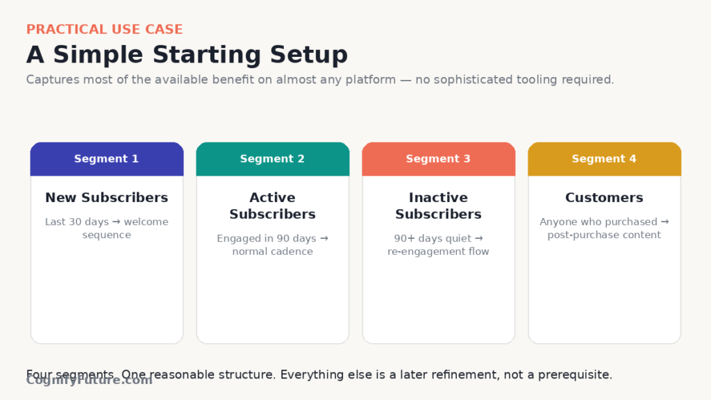 Simple Starting Segmentation Setup